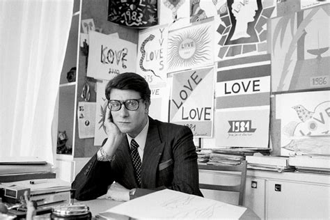 stilista di yves saint laurent|yves saint laurent biografia.